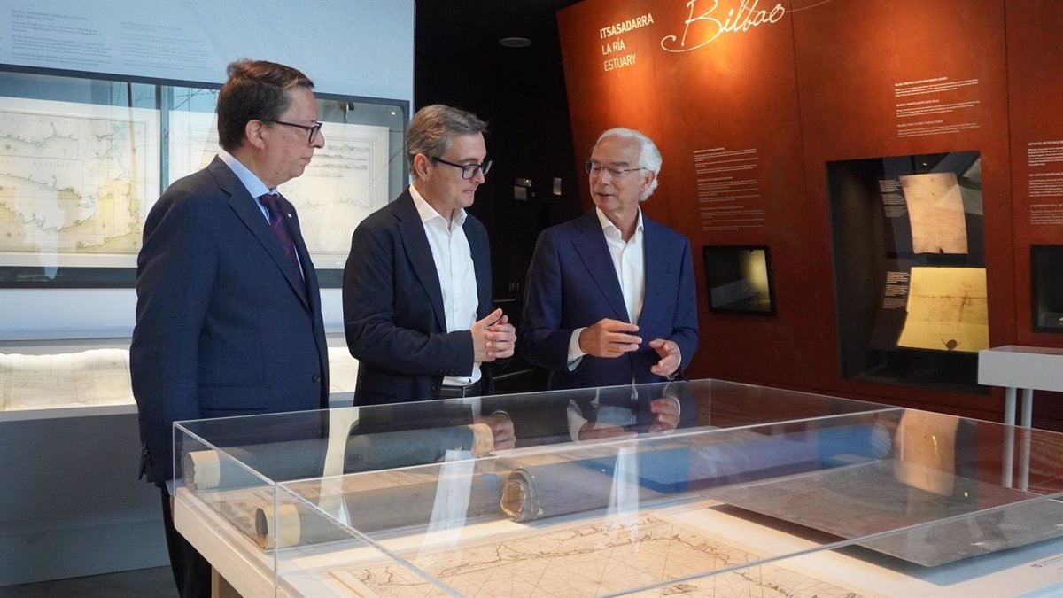 Exposición sobre cartas náuticas de Bilbao y su puerto
