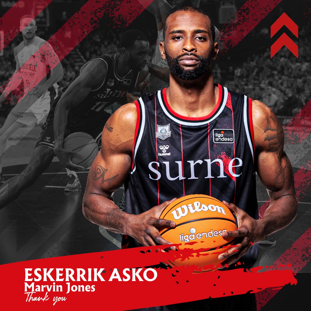 Marvin Jones dejará Surne Bilbao Basket