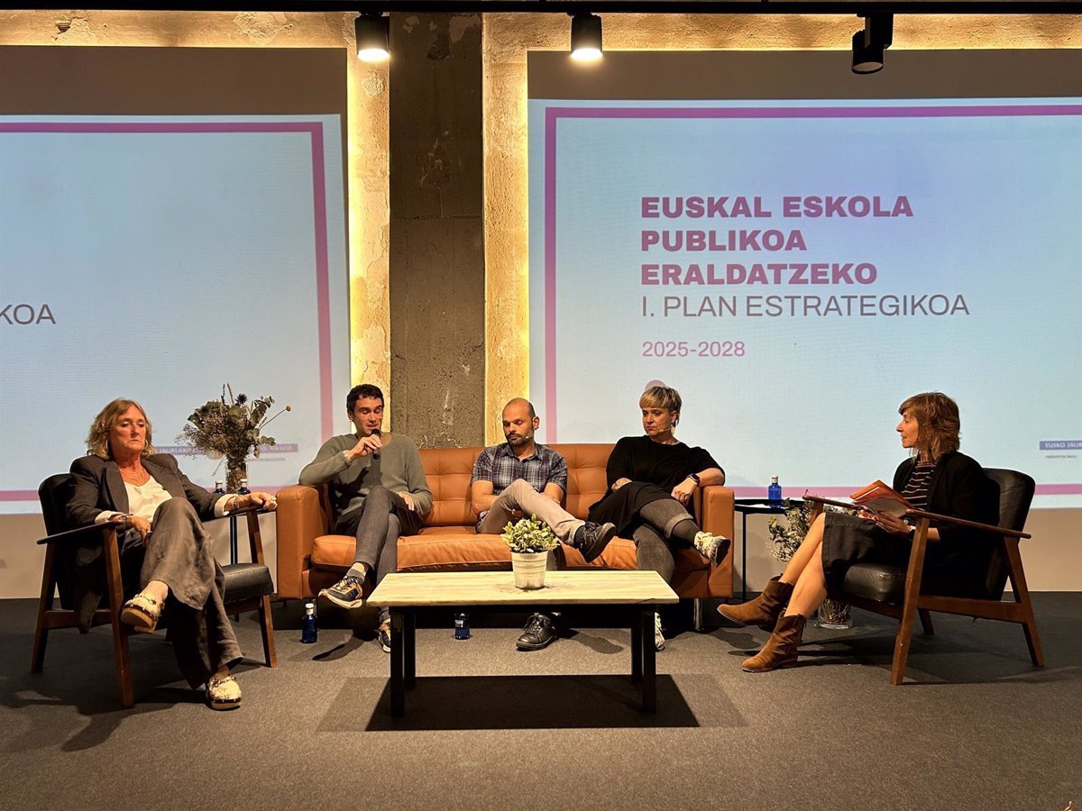 Presentado el I Plan Estratégico para la Transformación de la Escuela Pública Vasca 2025-2028