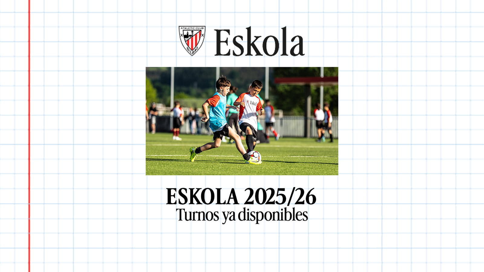Inscripciones abiertas para Eskola 2025/26