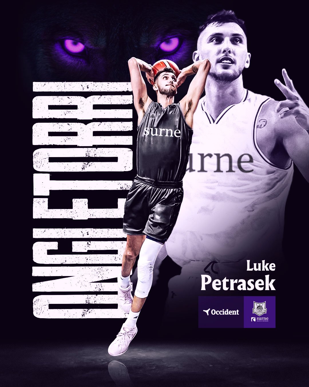 Luke Petrasek, nuevo fichaje del Surne Bilbao Basket 25/26