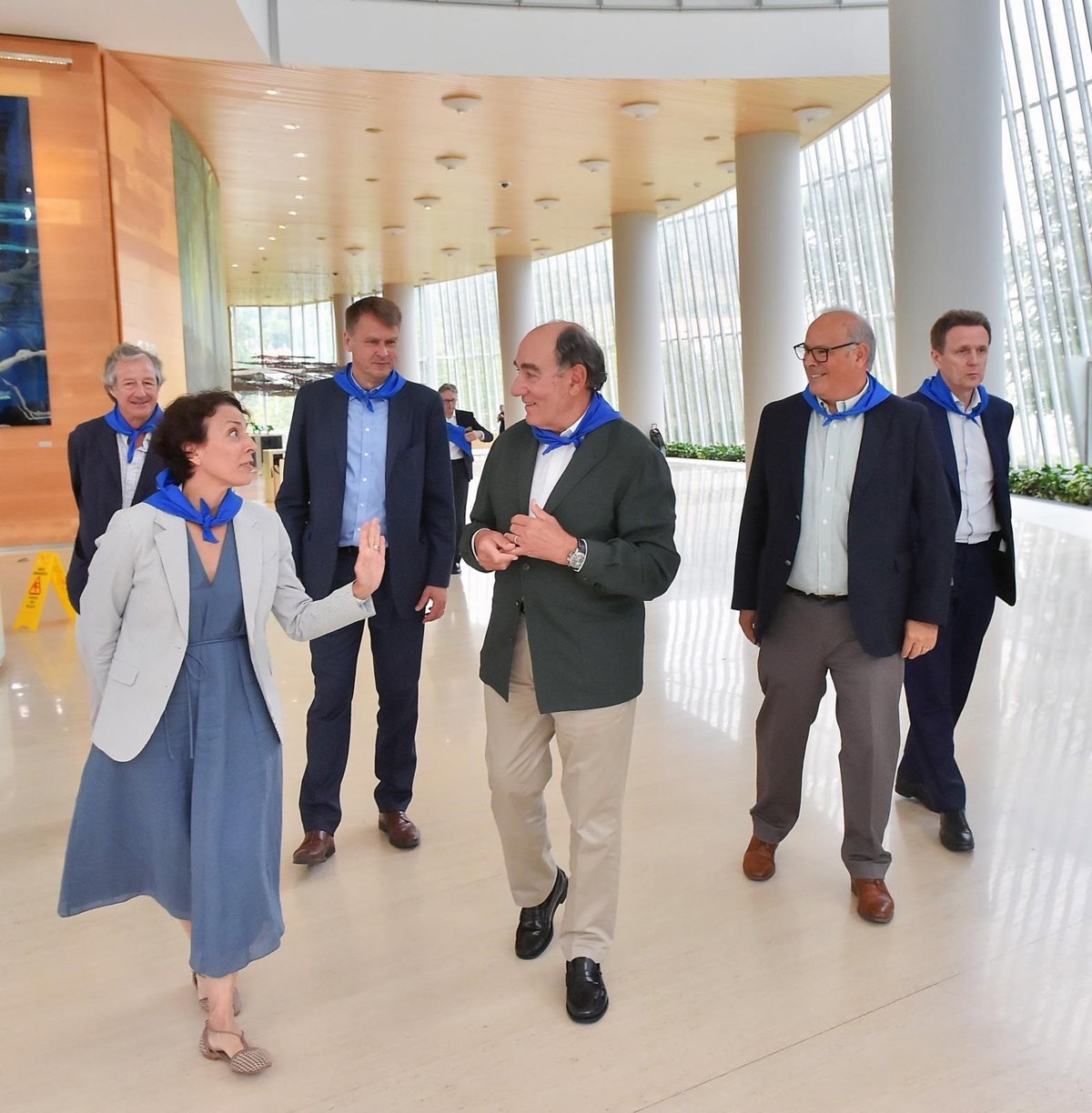 Galán se reúne con la dirección de Iberdrola en Bilbao, la compañía en máximos históricos