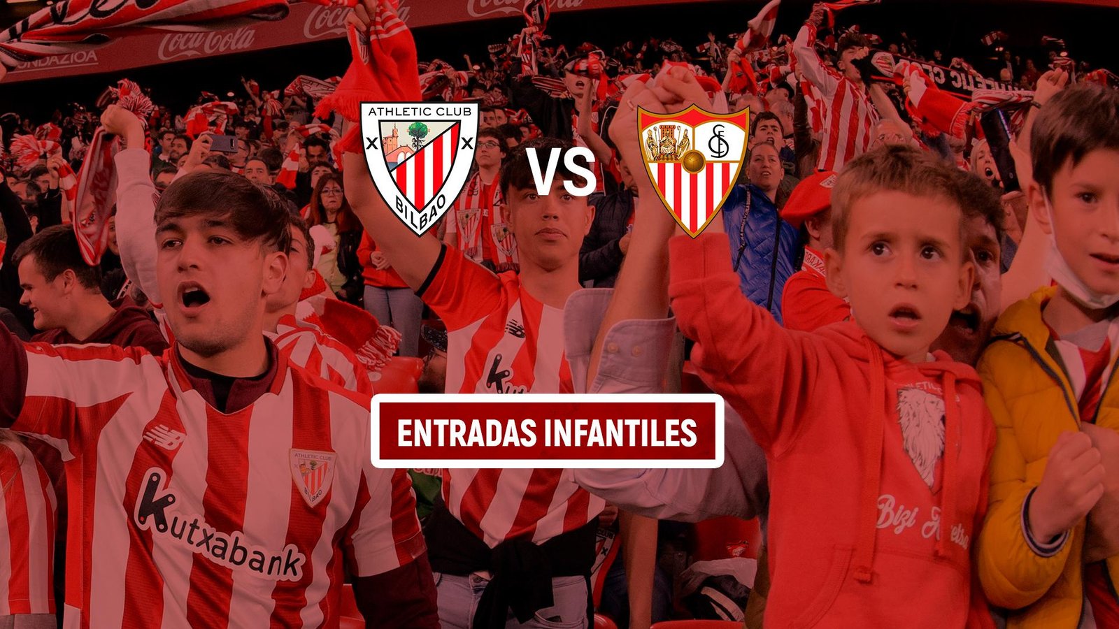 Inscripción para sorteo de entradas de niño/a para Athletic Club vs Sevilla FC