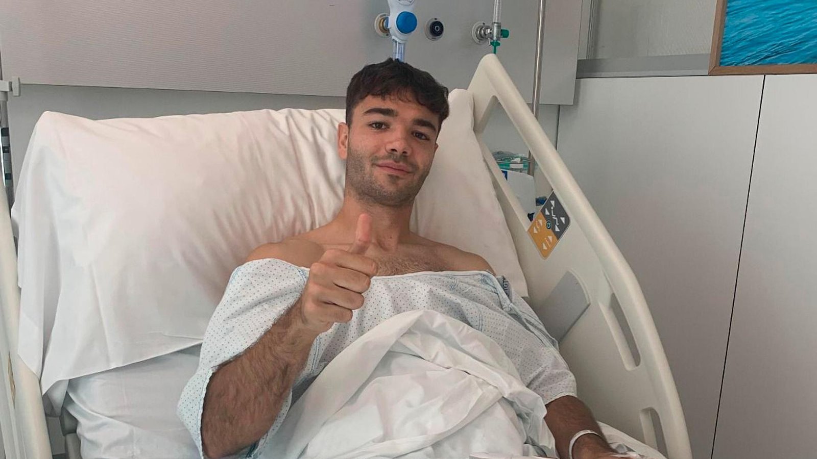 Unai Egiluz operado con éxito de rodilla derecha