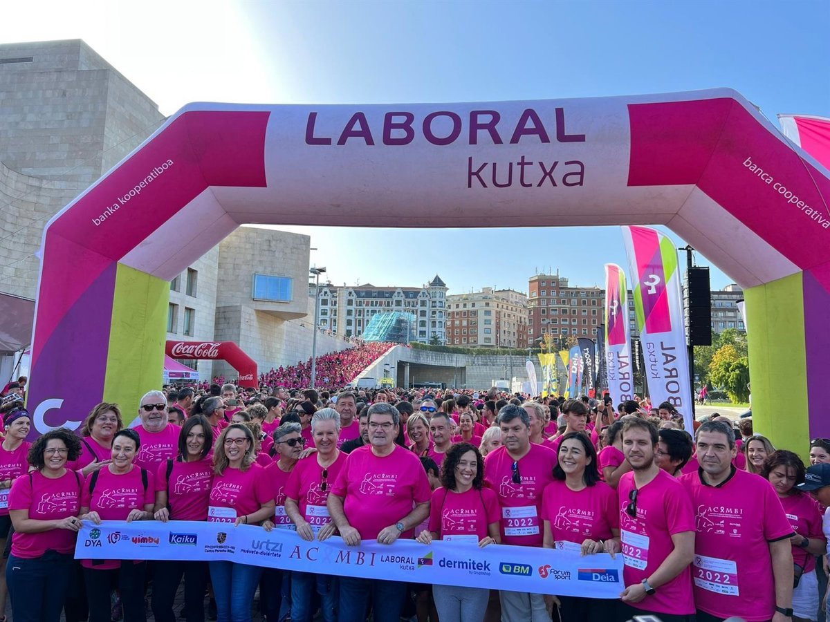 Más de 5.000 inscripciones para carrera solidaria contra el cáncer de mama en Bilbao