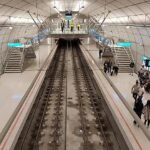 Imagen ajena a esta información de una estación de Euskotren en Bilbao.