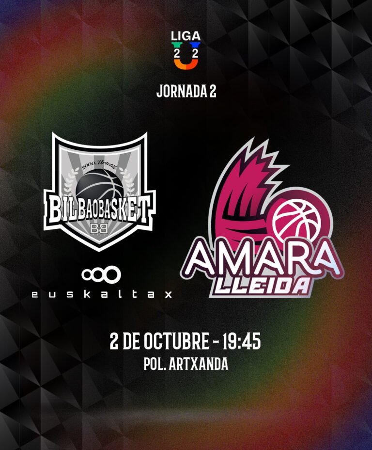 Euskaltax Bilbao Basket busca su primera victoria ante Amara Lleida en la Liga U22