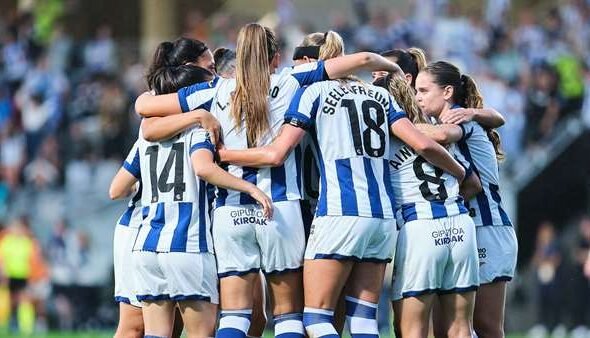 La Real Sociedad avanza a octavos de final en la Europa Cup tras golear al Hearts