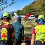 Rescate de una montañera en Agurain