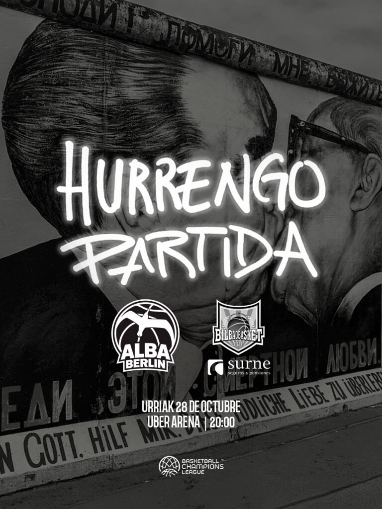 Surne Bilbao busca mantener su invicto ante Alba Berlín en la BCL